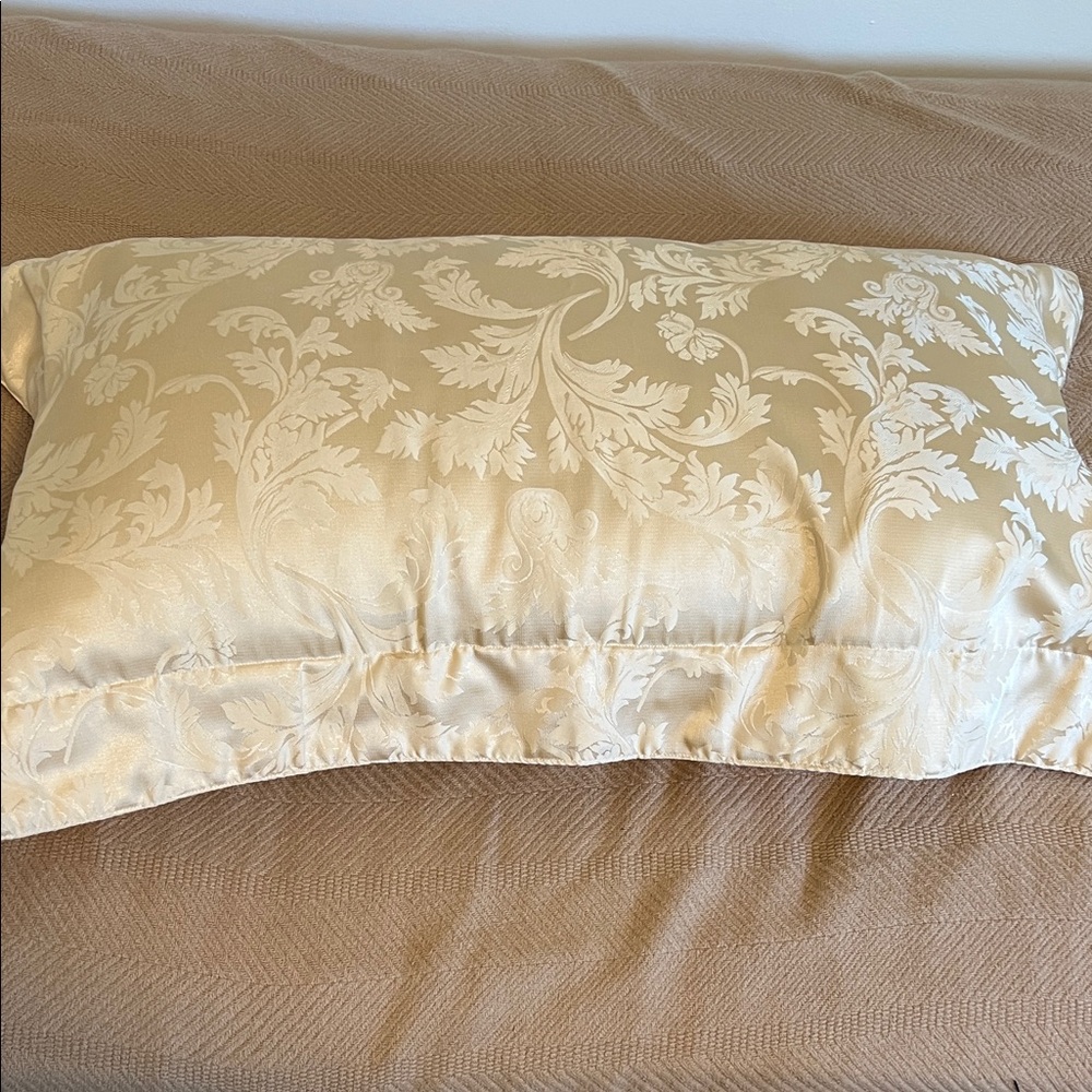 Custom made Damask Elegant Cream  Pillow cover.
